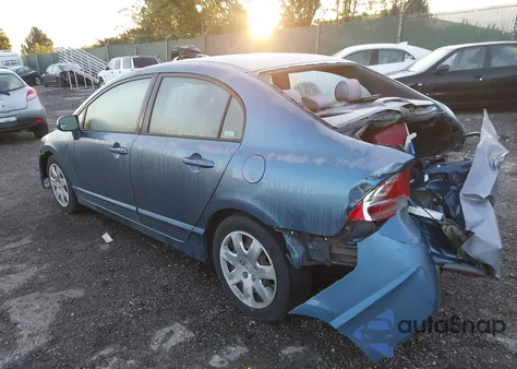 2008 Honda Civic Lx z USA, uszkodzony, nr VIN 2HGFA16548H533199